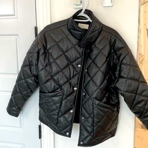 Z Supply Faux Leather Jacket